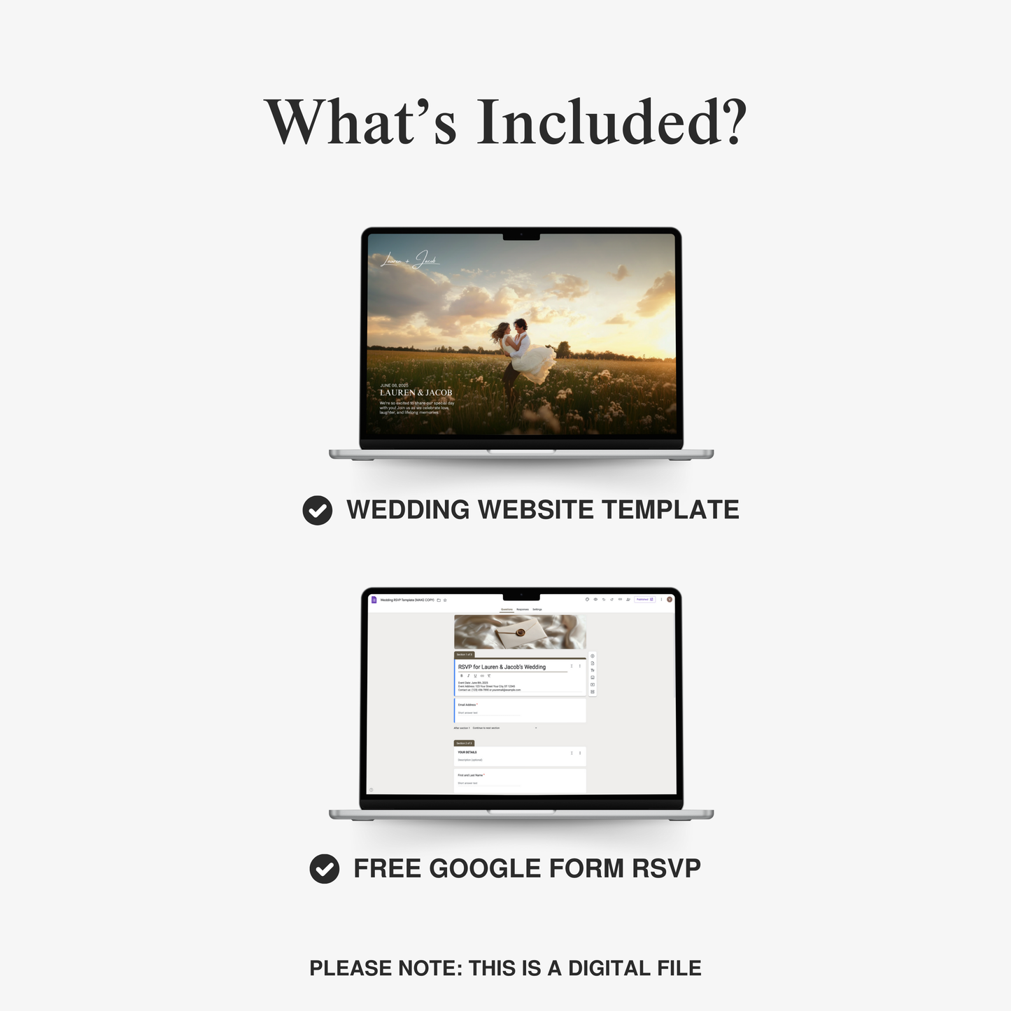 Wedding Website Template
